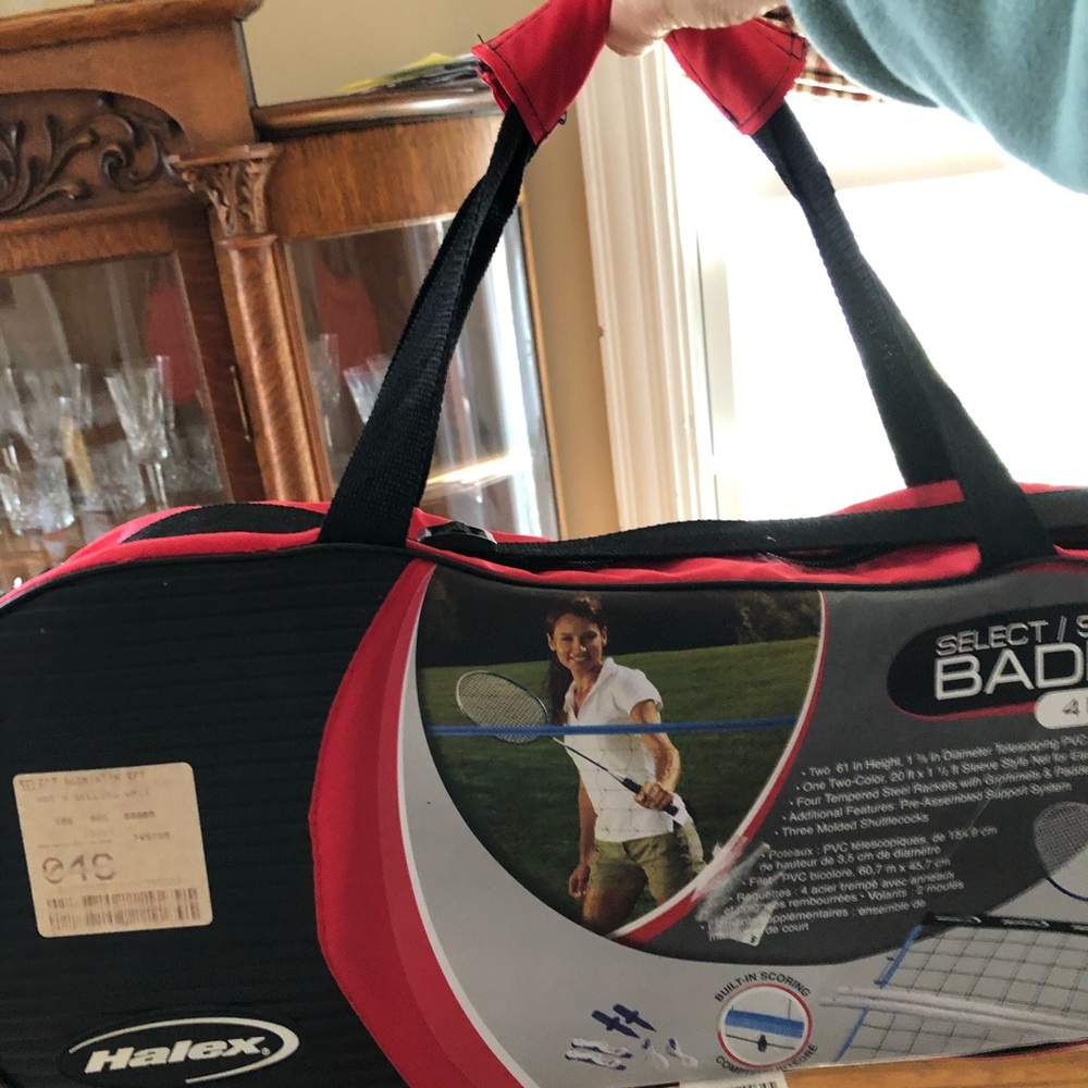 Badminton set. Never opened or used!